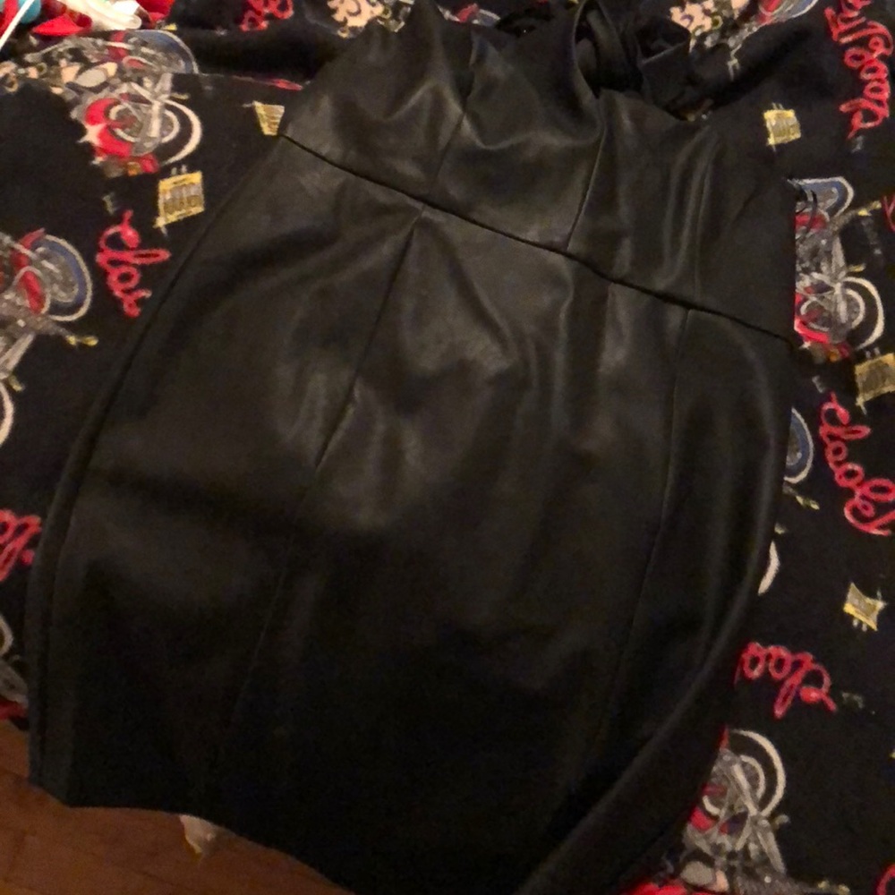 Black halter dress